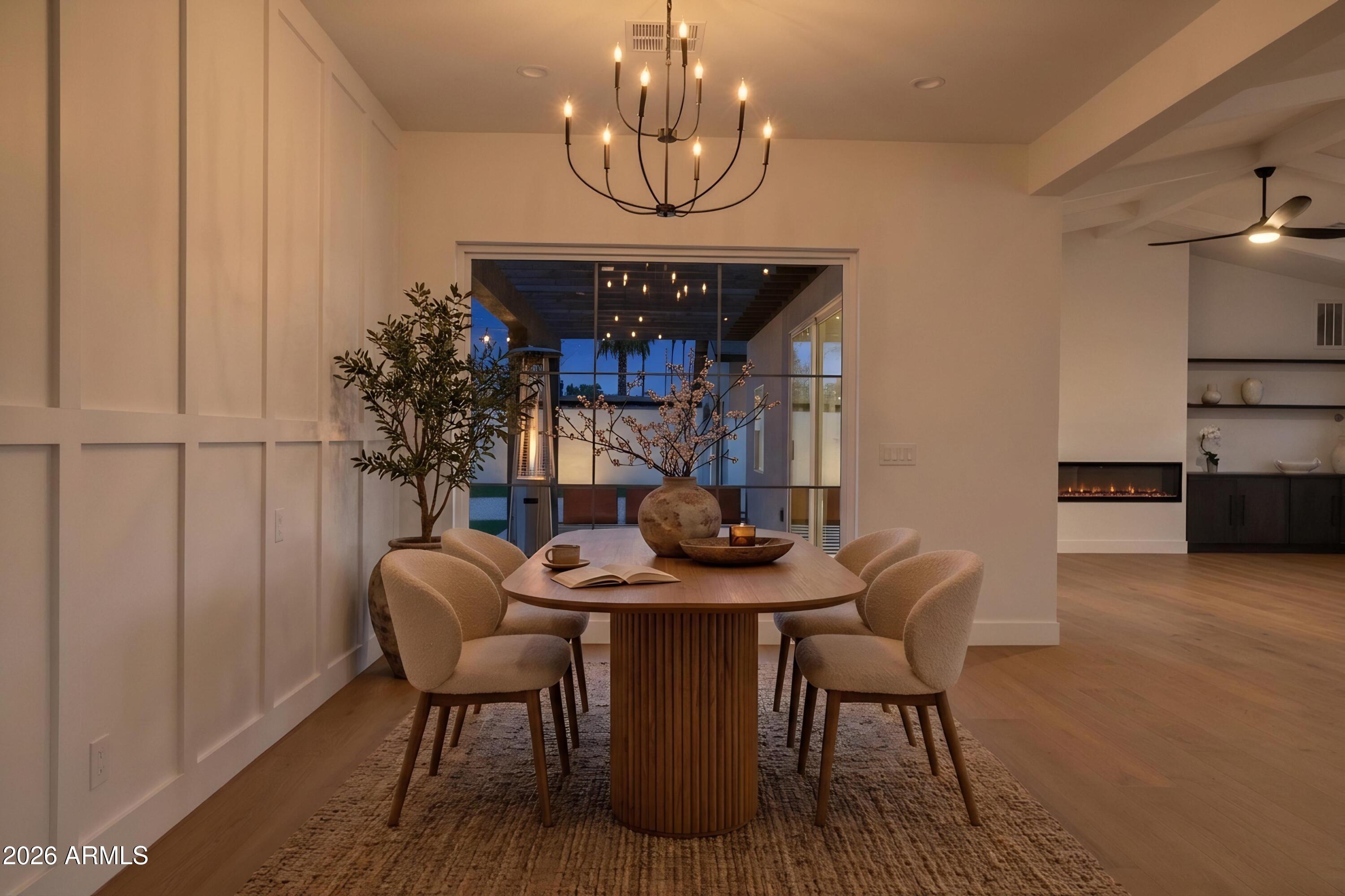 4048 East Edgemont Avenue Phoenix, AZ 85018 - Photo 16 of 88 Dining Evening Staged