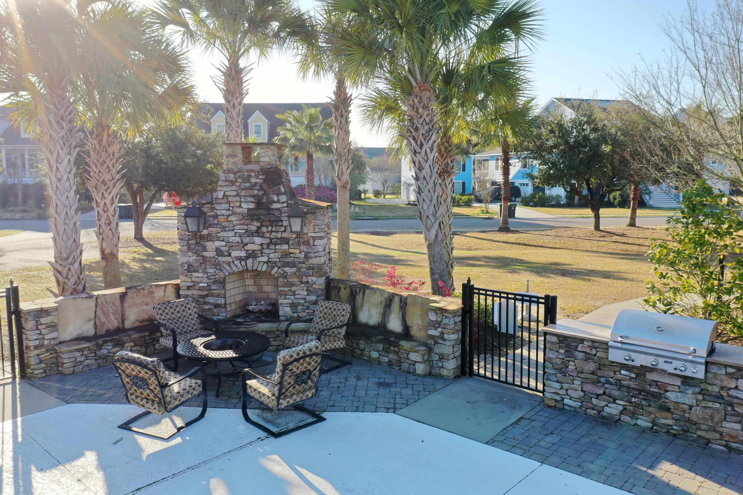 1180 Rivershore Road Charleston, SC 29492 - Photo 32 of 40 Beresford Creek Landing-Firepit and Gril