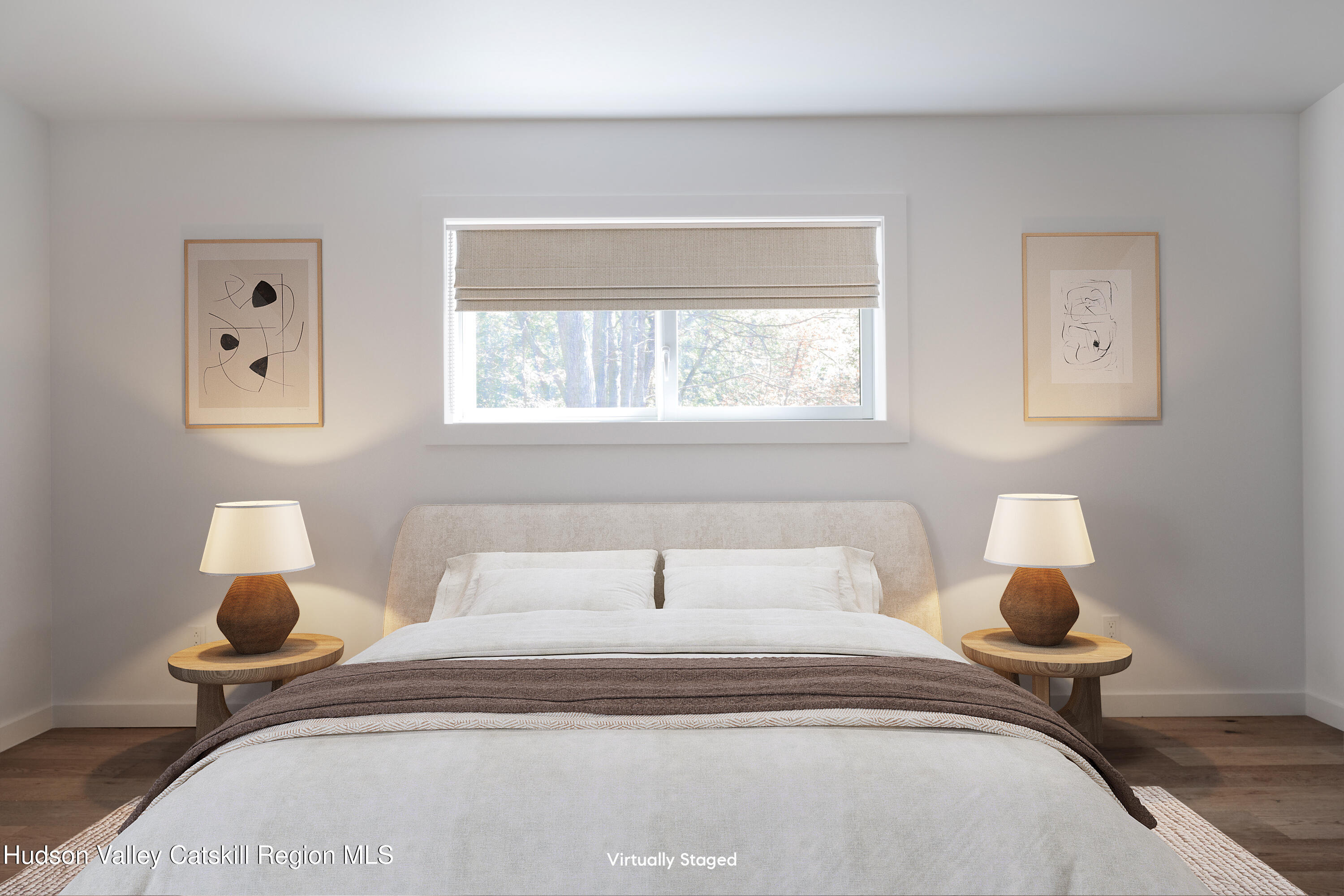 246 South Road Ruby, NY 12475 - Photo 13 of 35 a bedroom with a bed and window