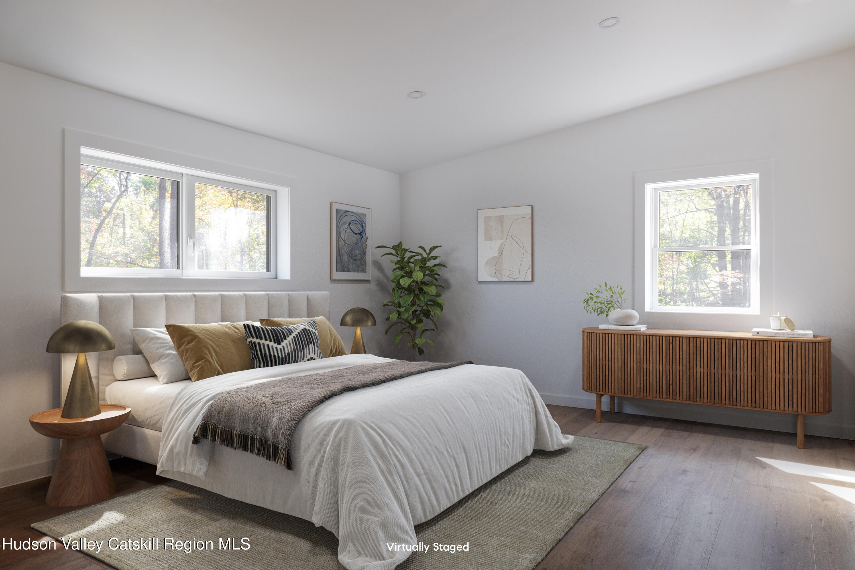 246 South Road Ruby, NY 12475 - Photo 18 of 35 a bedroom with a bed and window