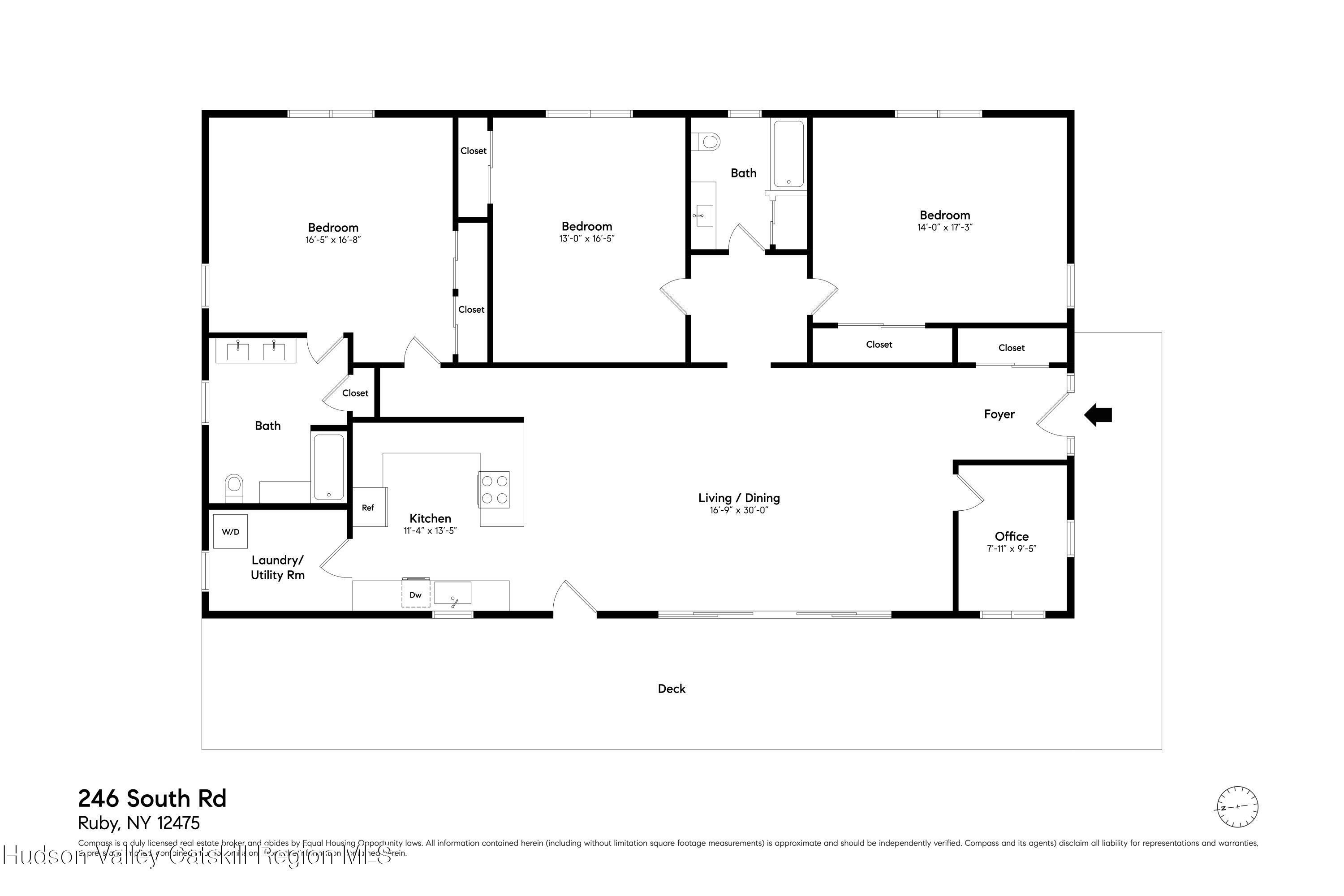 246 South Road Ruby, NY 12475 - Photo 35 of 35 a picture of floor plan