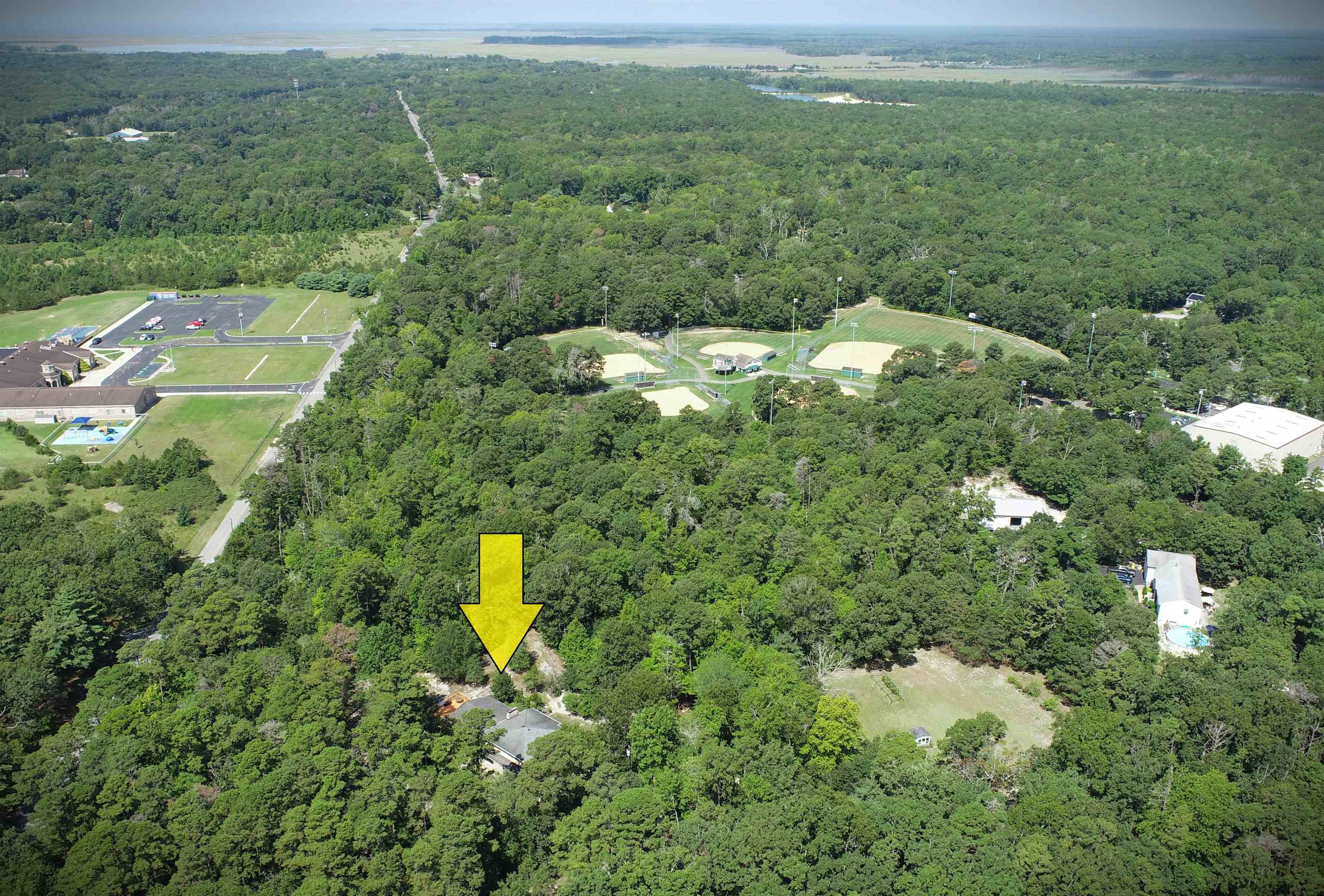 506 Hagen Road South Dennis, NJ 08210 - Photo 7 of 49 a aerial view of a house with a yard