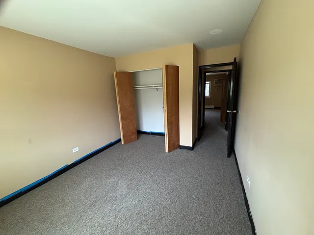 a view of a room with closet