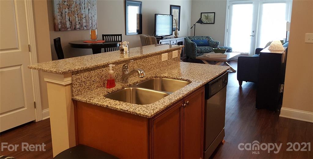 920 Stockbridge Drive Fort Mill, SC 29708 - Photo 10 of 20 a kitchen with granite countertop a sink and a refrigerator
