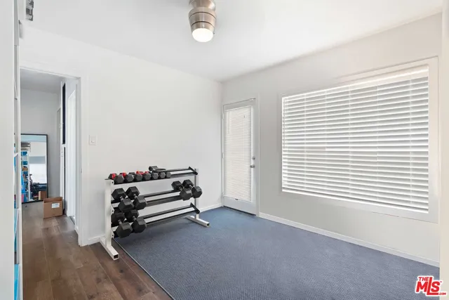 a view of an entryway and a window