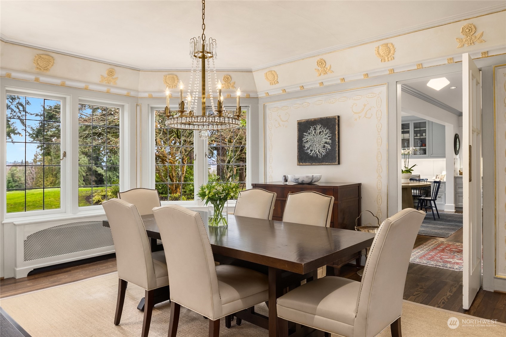 2045 Parkside Drive East Seattle, WA 98112 - Photo 13 of 38 a view of a dining room with furniture window and outside view