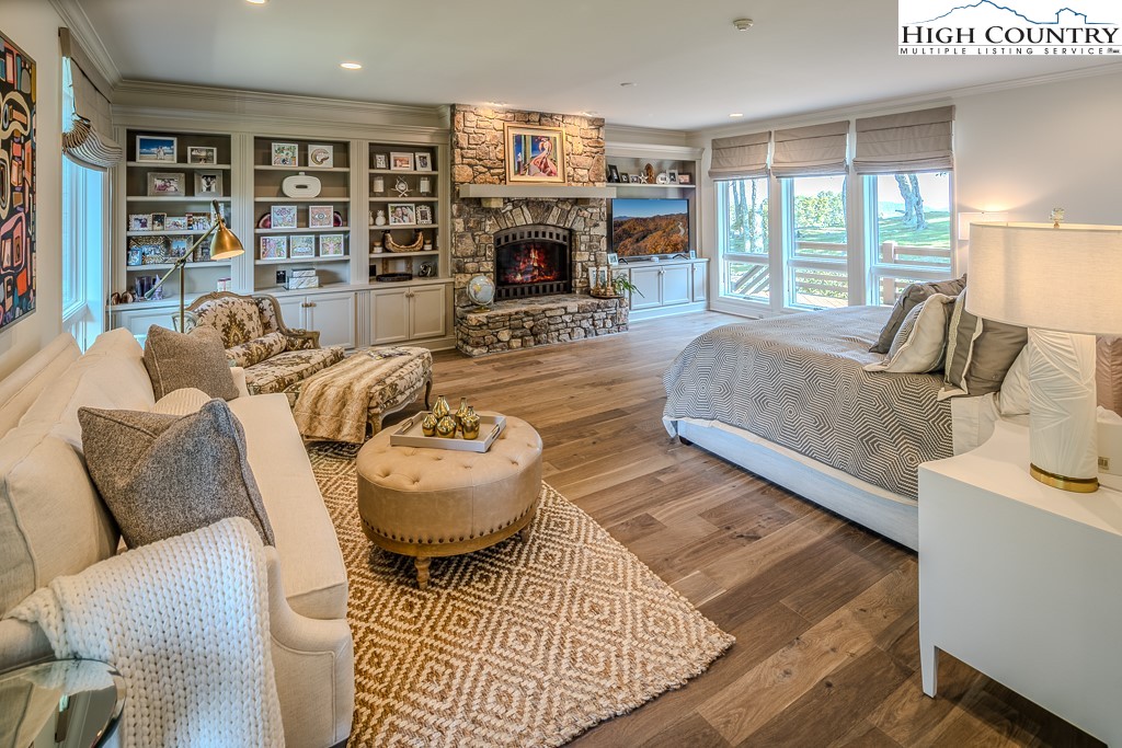 804 Crest Trail Linville, NC 28646 - Photo 16 of 40 a living room with furniture and fireplace