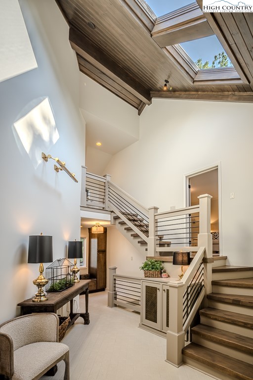 804 Crest Trail Linville, NC 28646 - Photo 25 of 40 a bedroom with furniture and a window