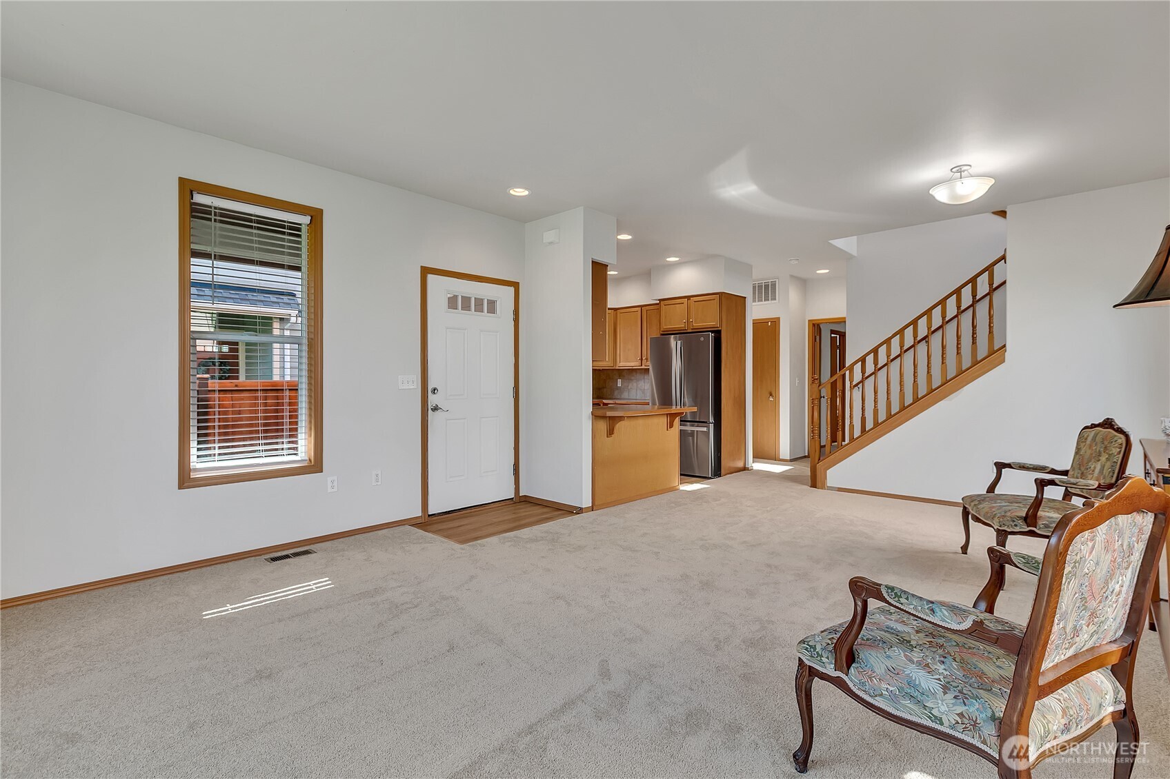 1720 Garfield Street, Unit 4 Enumclaw, WA 98022 - Photo 10 of 38 a view of a livingroom with furniture and stairs
