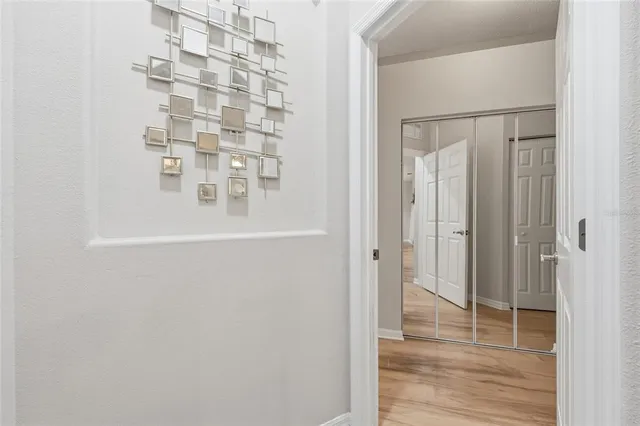 a view of livingroom with hardwood floor and window