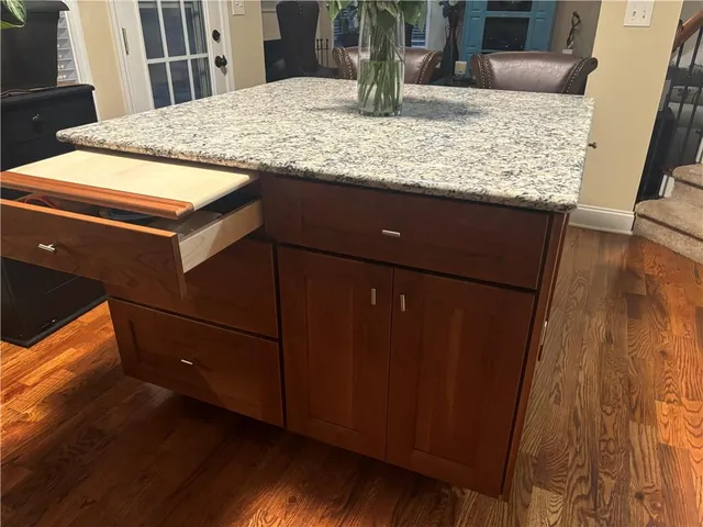 a view of entryway and hall with a window