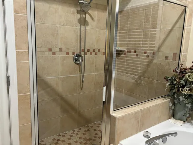 a room with furniture