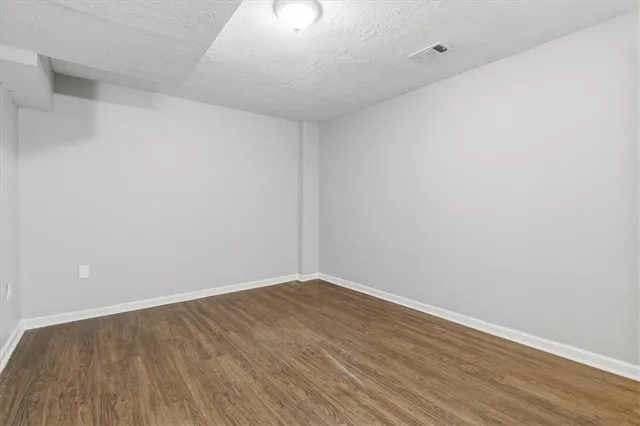 wooden floor in a room