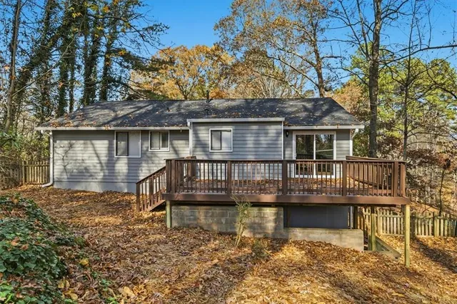 a view of outdoor space with window