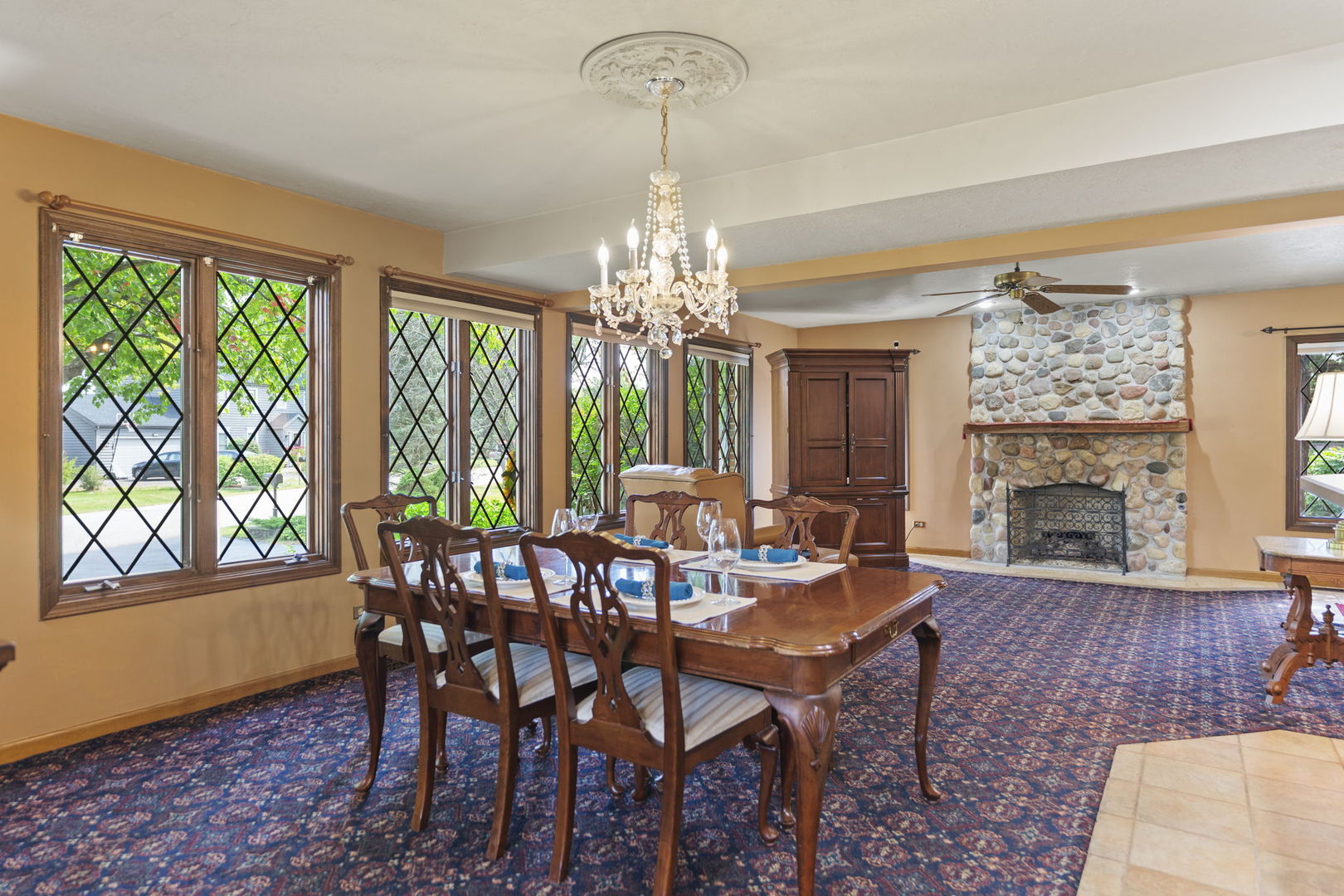 4511 Hanover Drive Crystal Lake, IL 60012 - Photo 17 of 68 a view of a dining room with furniture window and outside view