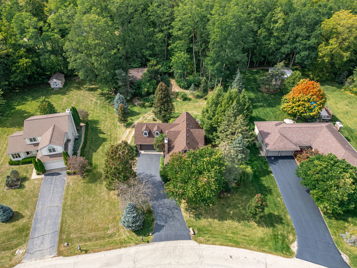4511 Hanover Drive Crystal Lake, IL 60012 - Photo 2 of 68 an aerial view of house with yard swimming pool and outdoor seating