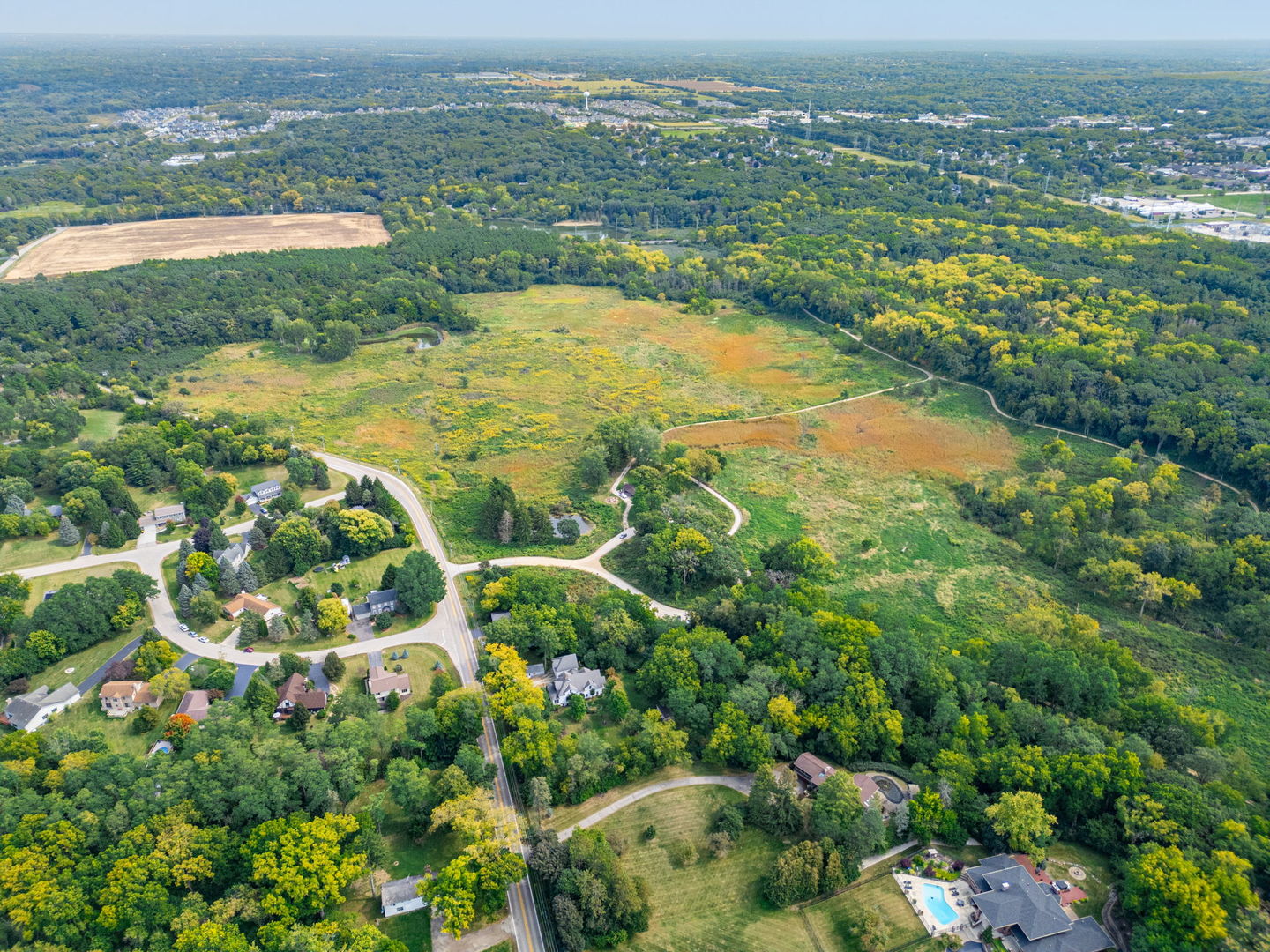 4511 Hanover Drive Crystal Lake, IL 60012 - Photo 65 of 68 an aerial view of residential houses with outdoor space and trees