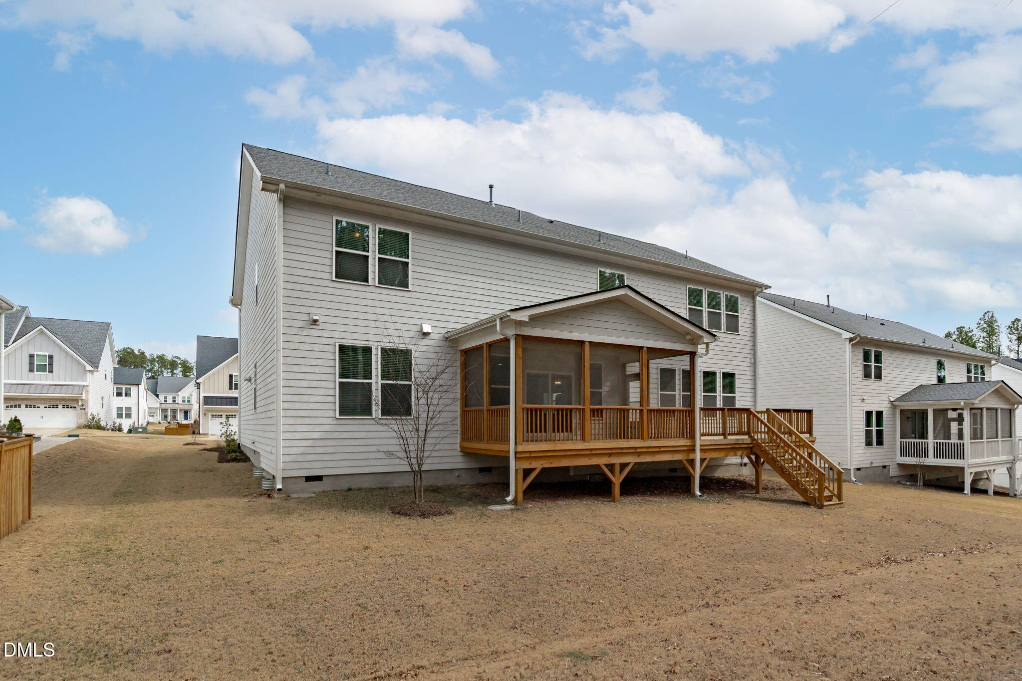 508 White Oak Pond Road Apex, NC 27523 - Photo 60 of 73 Back Exterior View