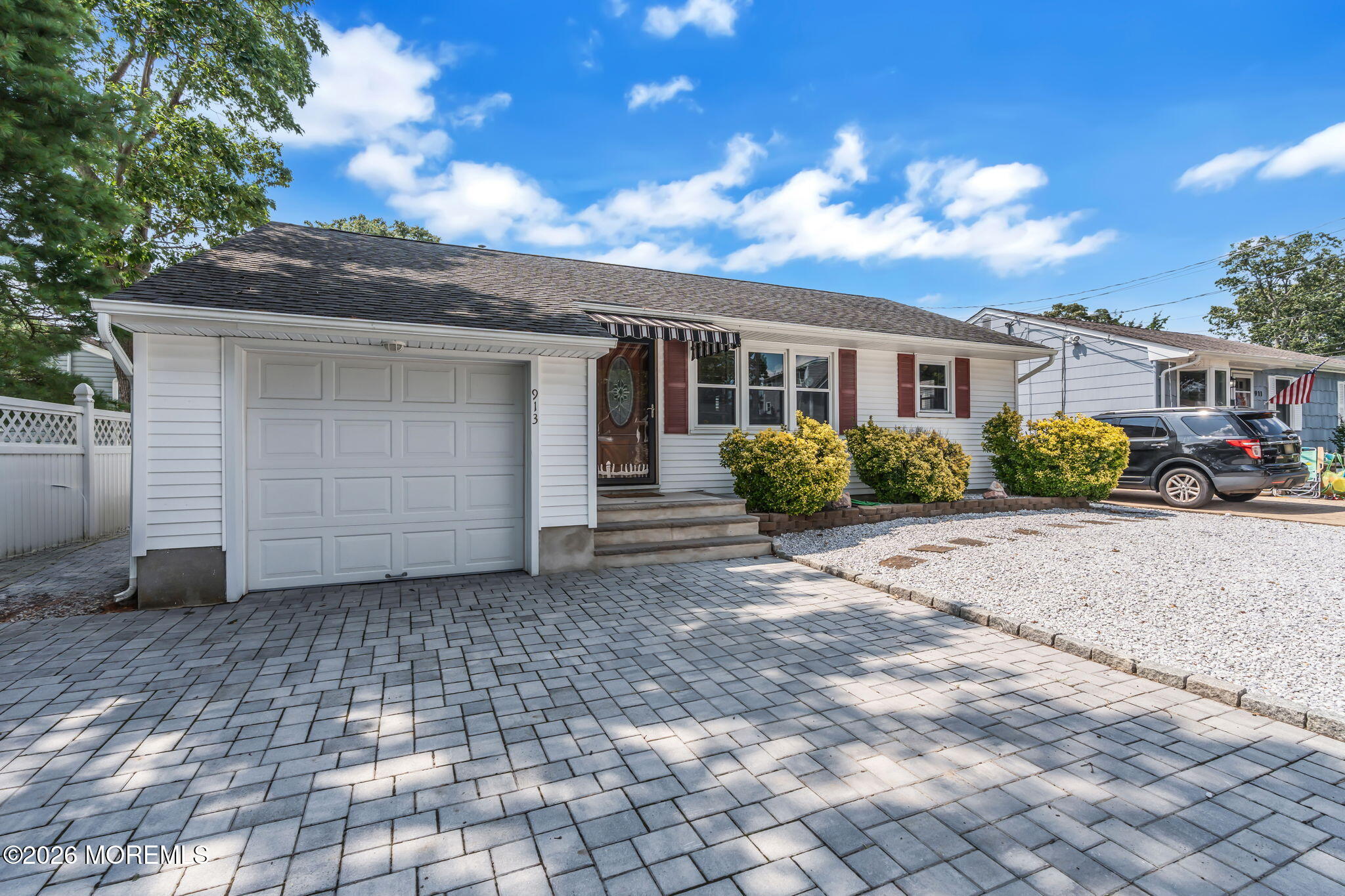 paver driveway and front