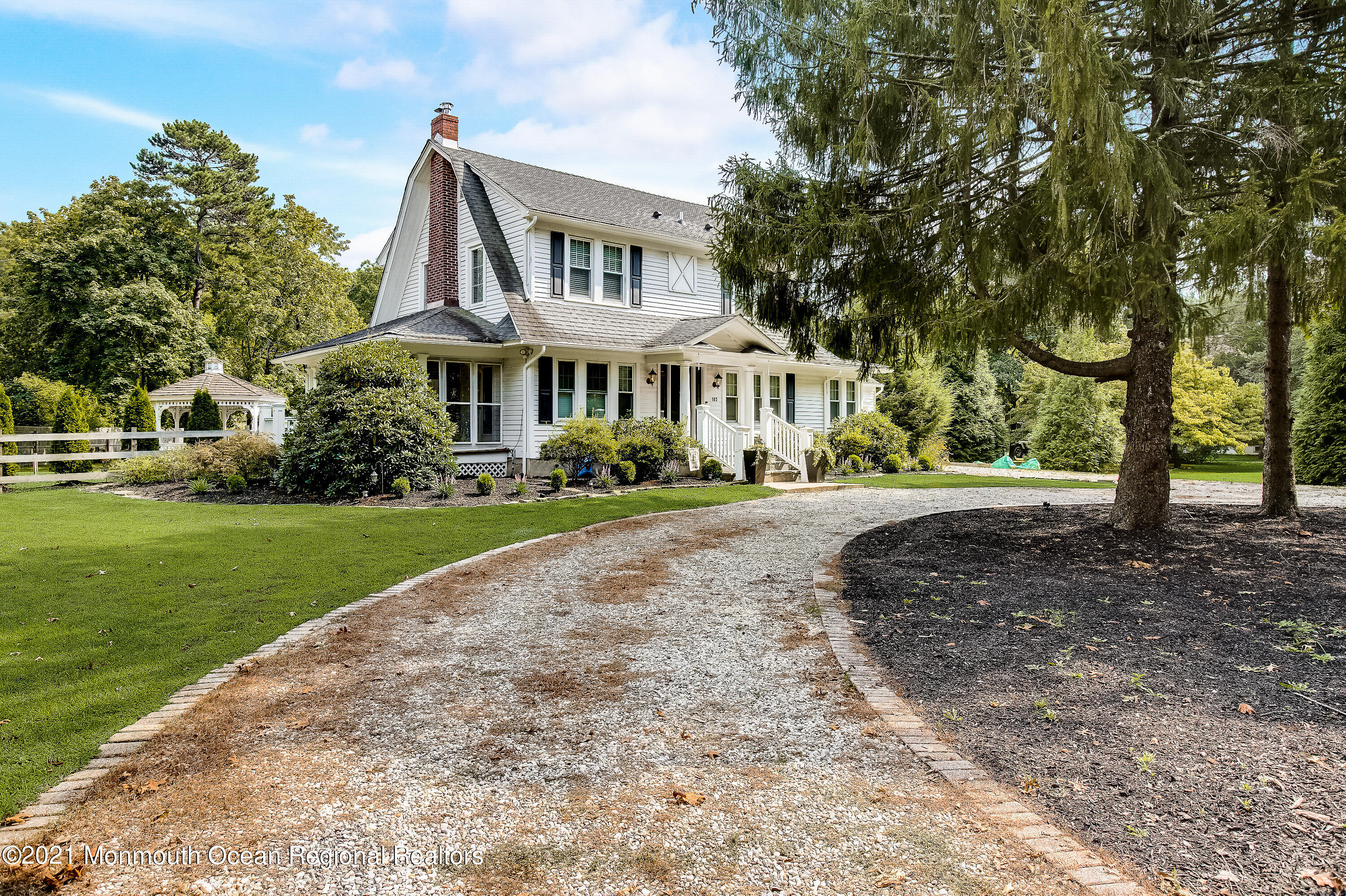 107 Brown Road Howell, NJ 07731 - Photo 40 of 43 a front view of a house with a yard