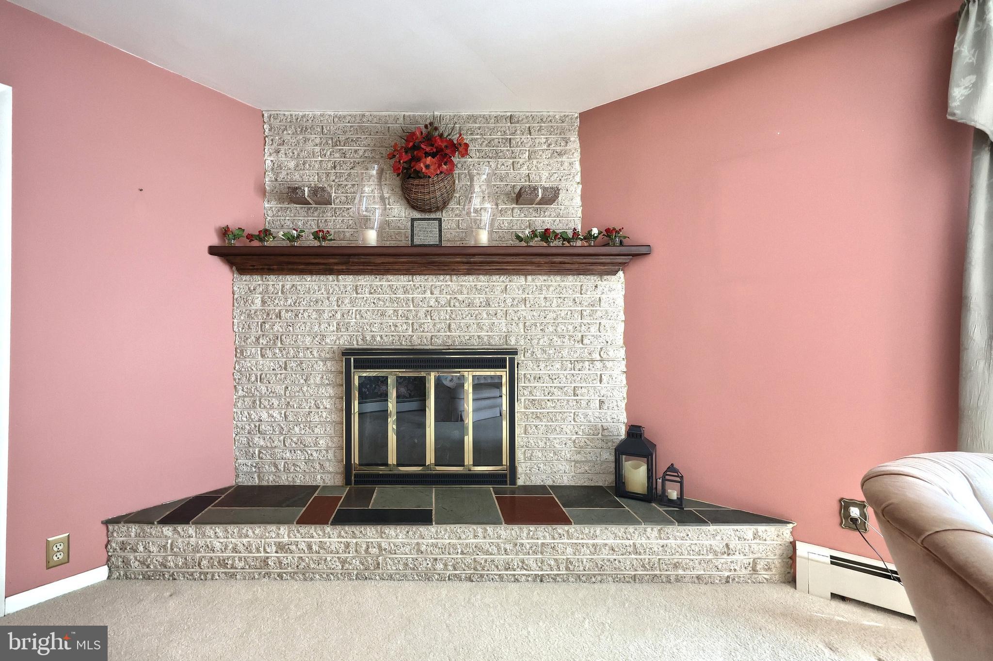 181 Harrisburg Street York Springs, PA 17372 - Photo 18 of 44 a living room with furniture and a fireplace