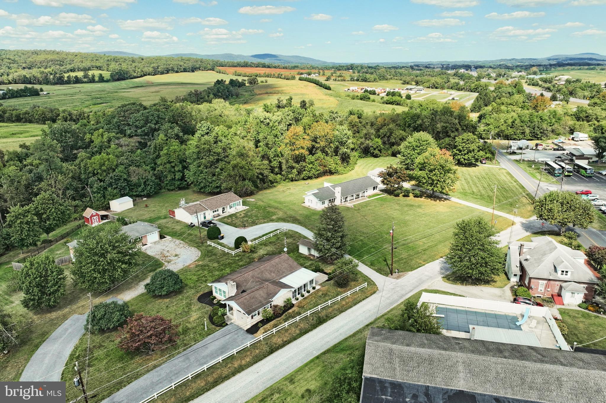 181 Harrisburg Street York Springs, PA 17372 - Photo 40 of 44 an aerial view of a residential houses with outdoor space