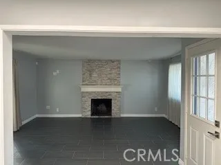 a view of a livingroom with a hallway