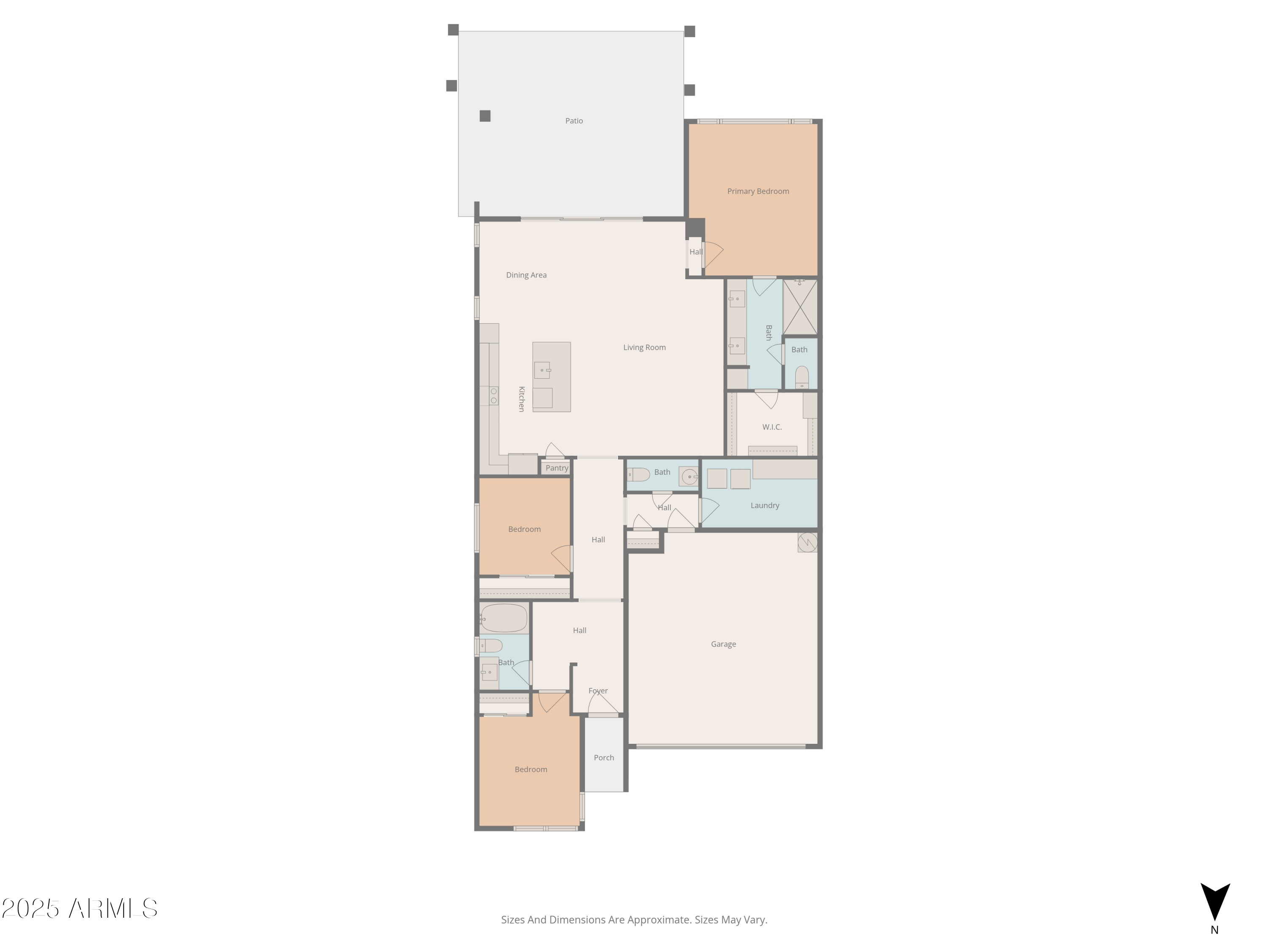 18235 East Coronado Cave Court Rio Verde, AZ 85263 - Photo 13 of 13 a picture of floor plan