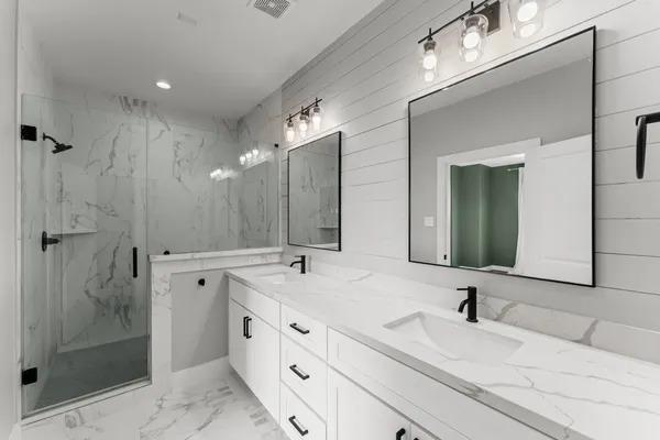 a view of a city with tall buildings