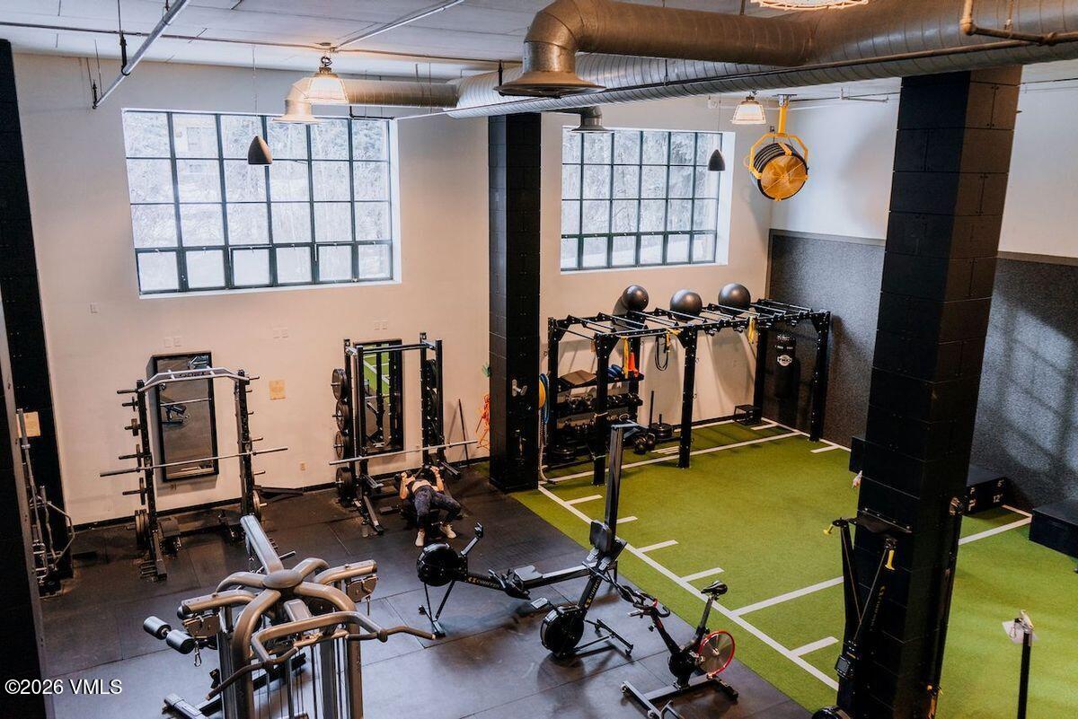 430 South Frontage Road East, Unit RU303 Vail, CO 81657 - Photo 34 of 39 a view of a room with gym equipment