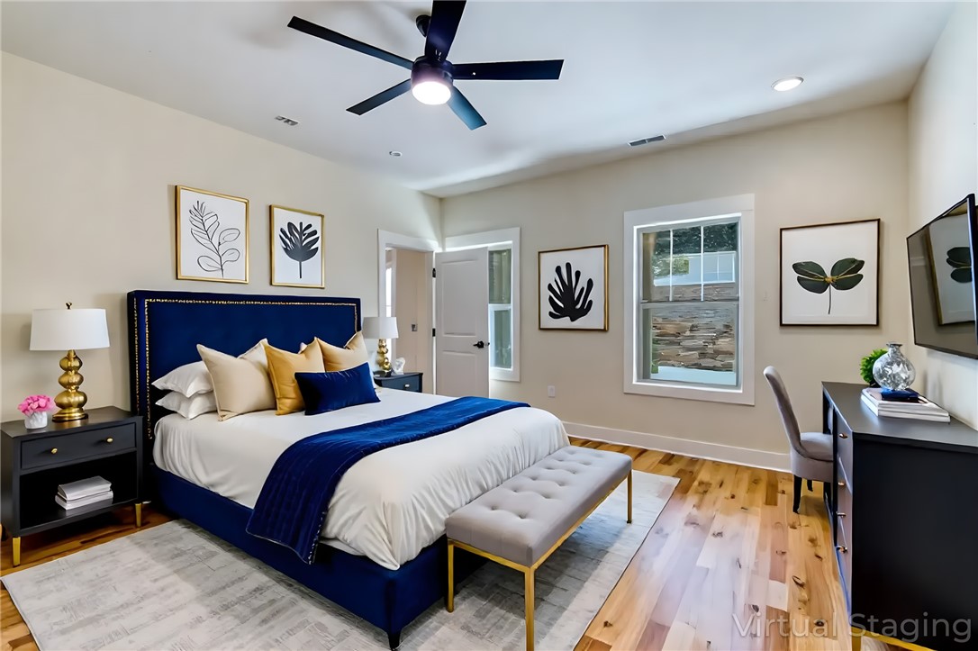 401 Long View Ridge Lane Seneca, SC 29672 - Photo 11 of 48 Ai Staged: Primary BR - Main Level