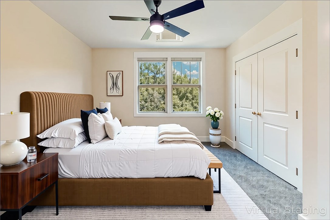 401 Long View Ridge Lane Seneca, SC 29672 - Photo 20 of 48 Ai Staged: Upstairs Bedroom