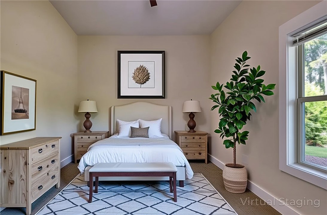401 Long View Ridge Lane Seneca, SC 29672 - Photo 39 of 48 Ai Staged: Basement Bedroom