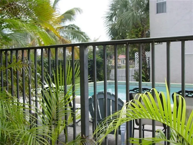 a view of a flower in a garden