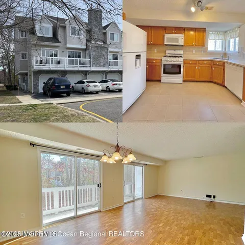 a view of a kitchen with furniture and a kitchen