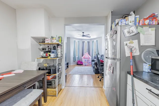 a view of gym equipment and children play room