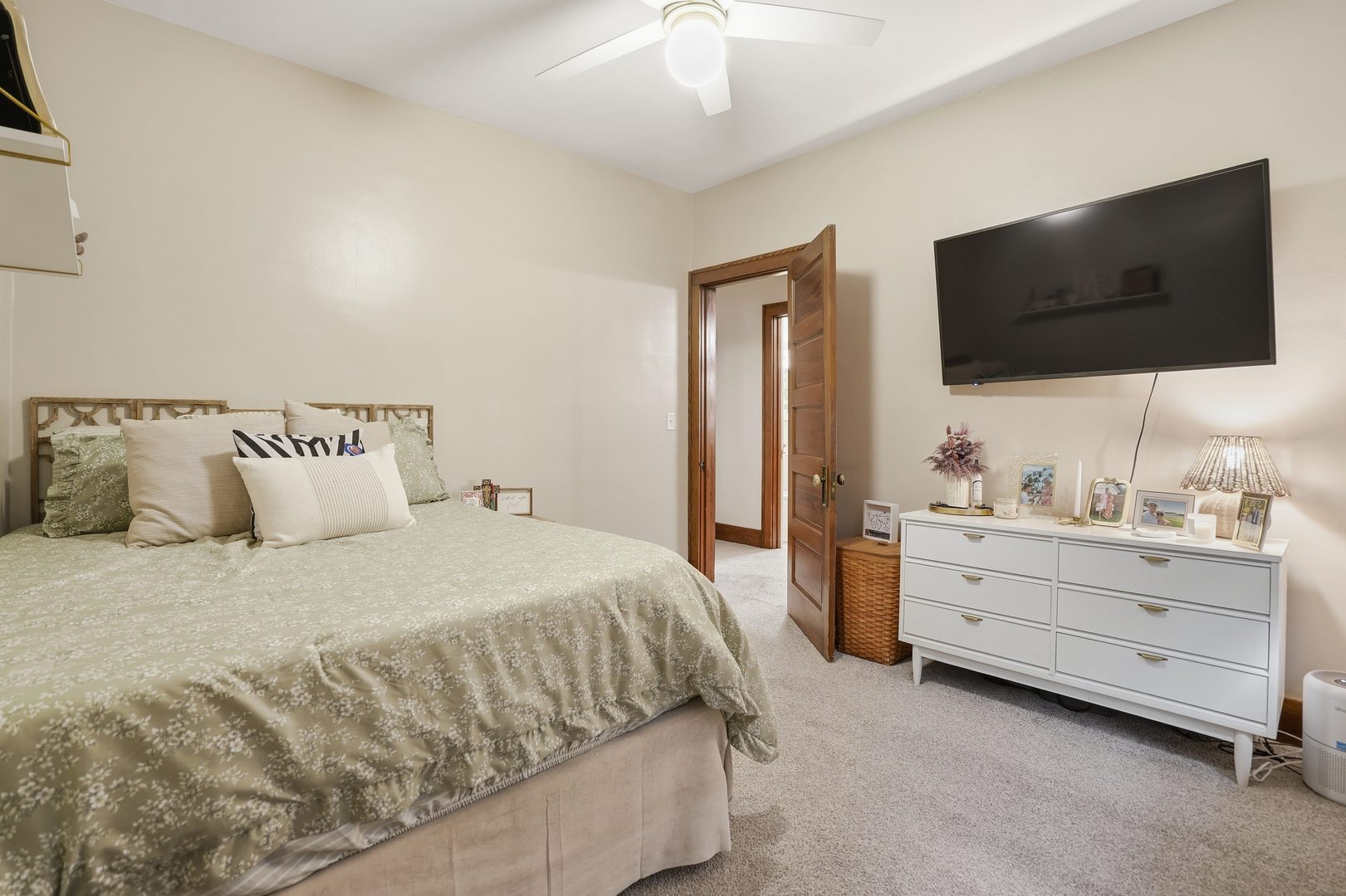 2431 14th Avenue Moline, IL 61265 - Photo 10 of 37 a bedroom with a bed and a flat screen tv