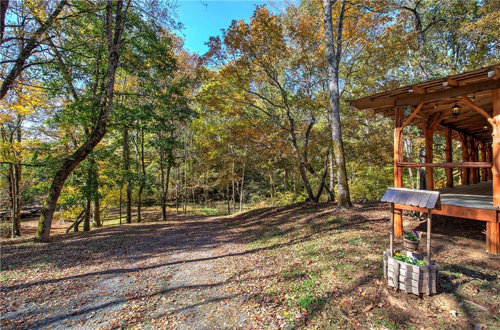 647 Knight Bottom Road Fairmount, GA 30139 - Photo 41 of 62 a backyard of a house with outdoor seating