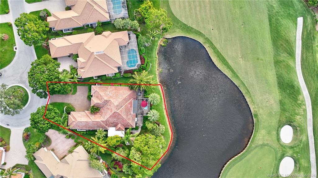 2109 Southeast Talbot Place Stuart, FL 34997 - Photo 48 of 59 Pie shaped lot creates the large backyard
