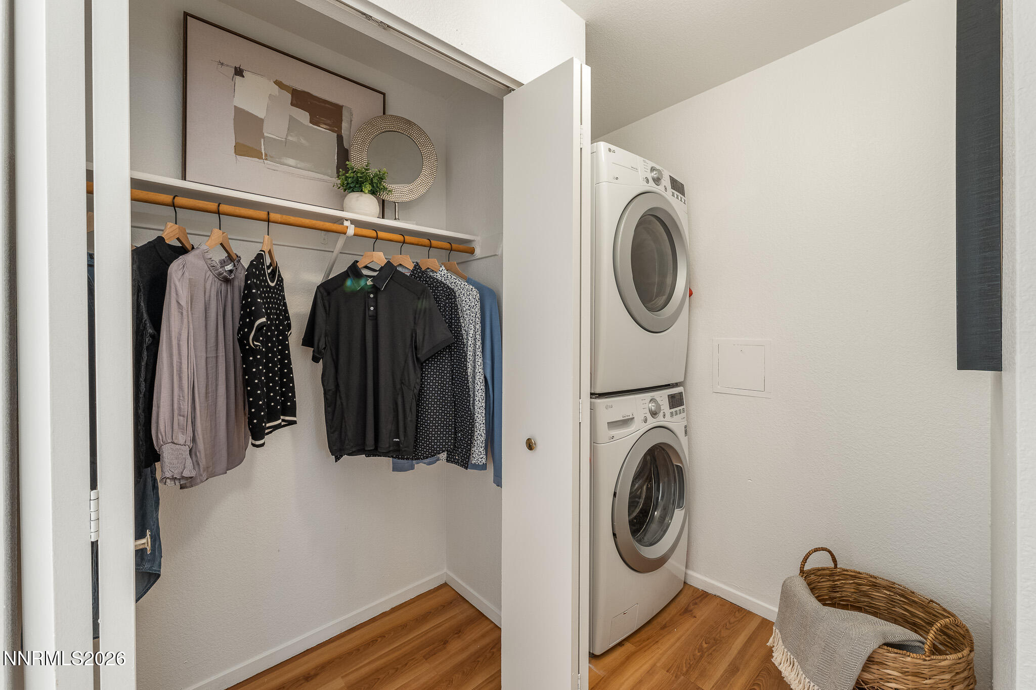 1465 East Peckham Lane, Unit 6 Reno, NV 89502 - Photo 10 of 25 a view of walk in closet with clothes and shoes
