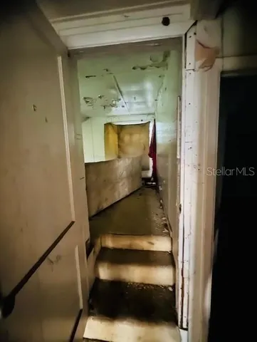 a view of storage and utility room