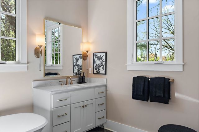 a grassy field with trees in the background