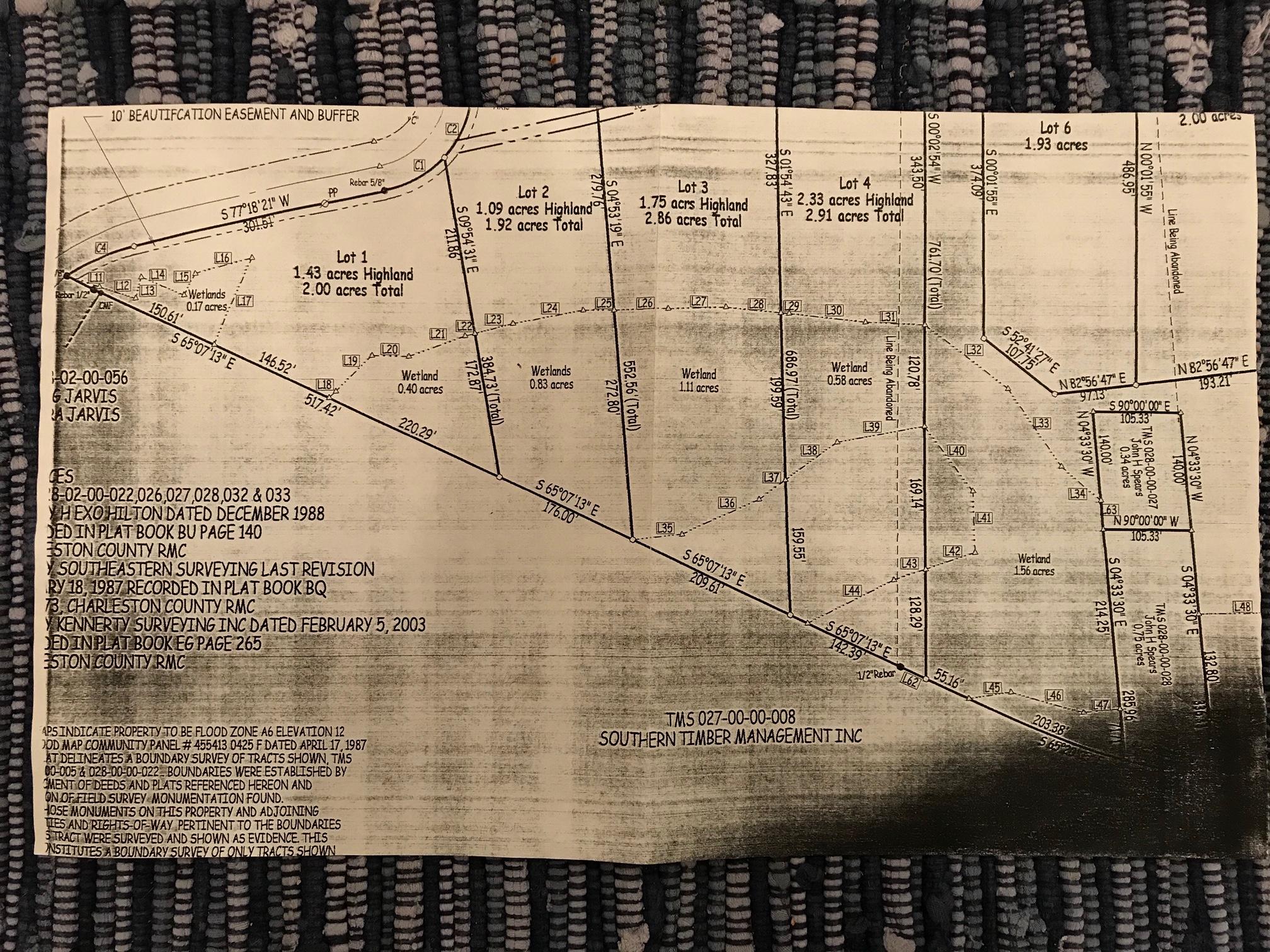 8167 Chisolm Plantation Road Edisto Island, SC 29438 - Photo 18 of 20 Larger Plat