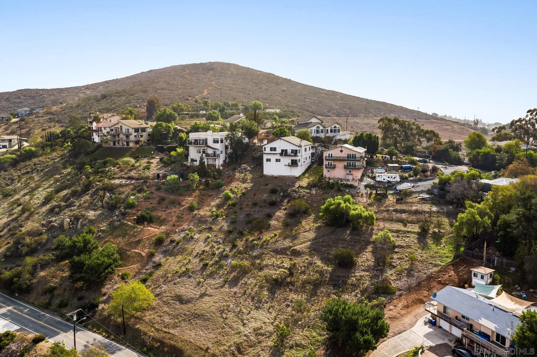 2366 Highview Lane Spring Valley, CA 91977 - Photo 47 of 53 an aerial view of residential house and green space