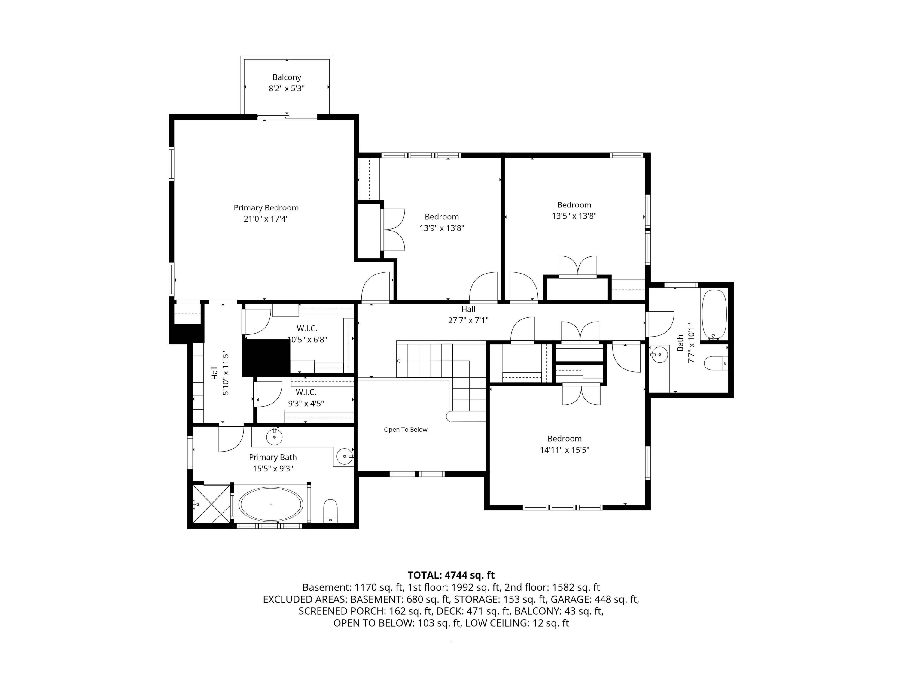 28 Schooner Ridge Road Cumberland, ME 04110 - Photo 4 of 5 2nd Floor plan