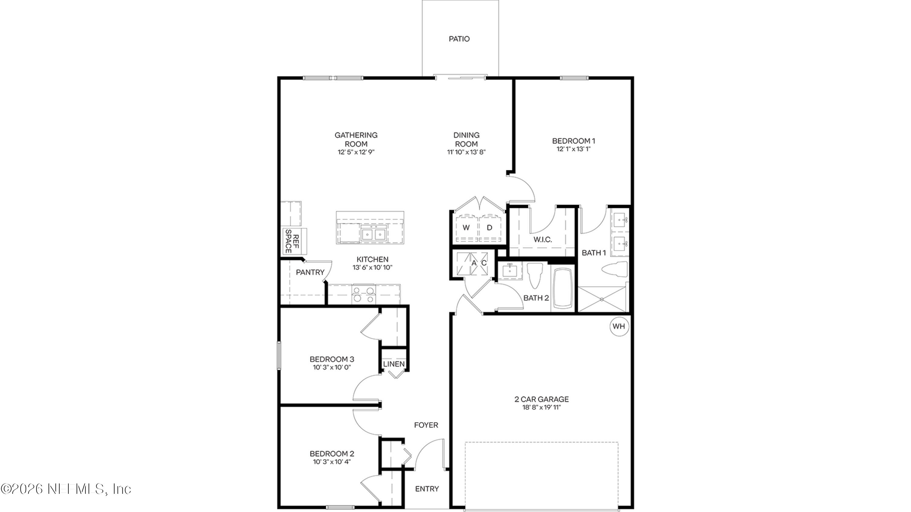 4143 Caper Tree Way Jacksonville, FL 32218 - Photo 2 of 33 a picture of a floor plan