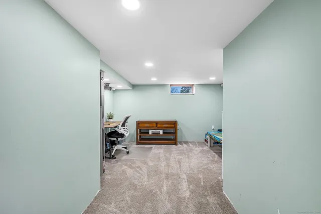 a room with storage and utility