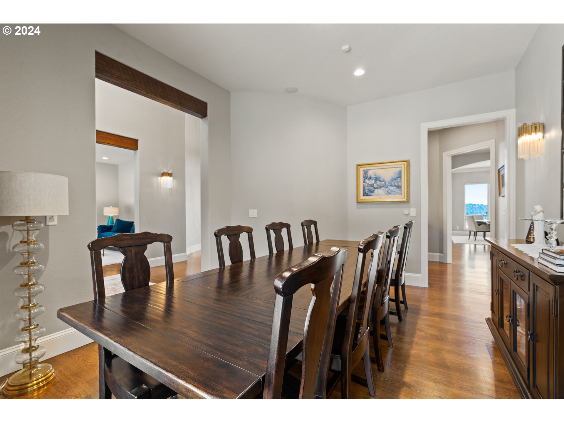 11800 Southeast Idleman Road Happy Valley, OR 97086 - Photo 21 of 46 a dining room with furniture and wooden floor