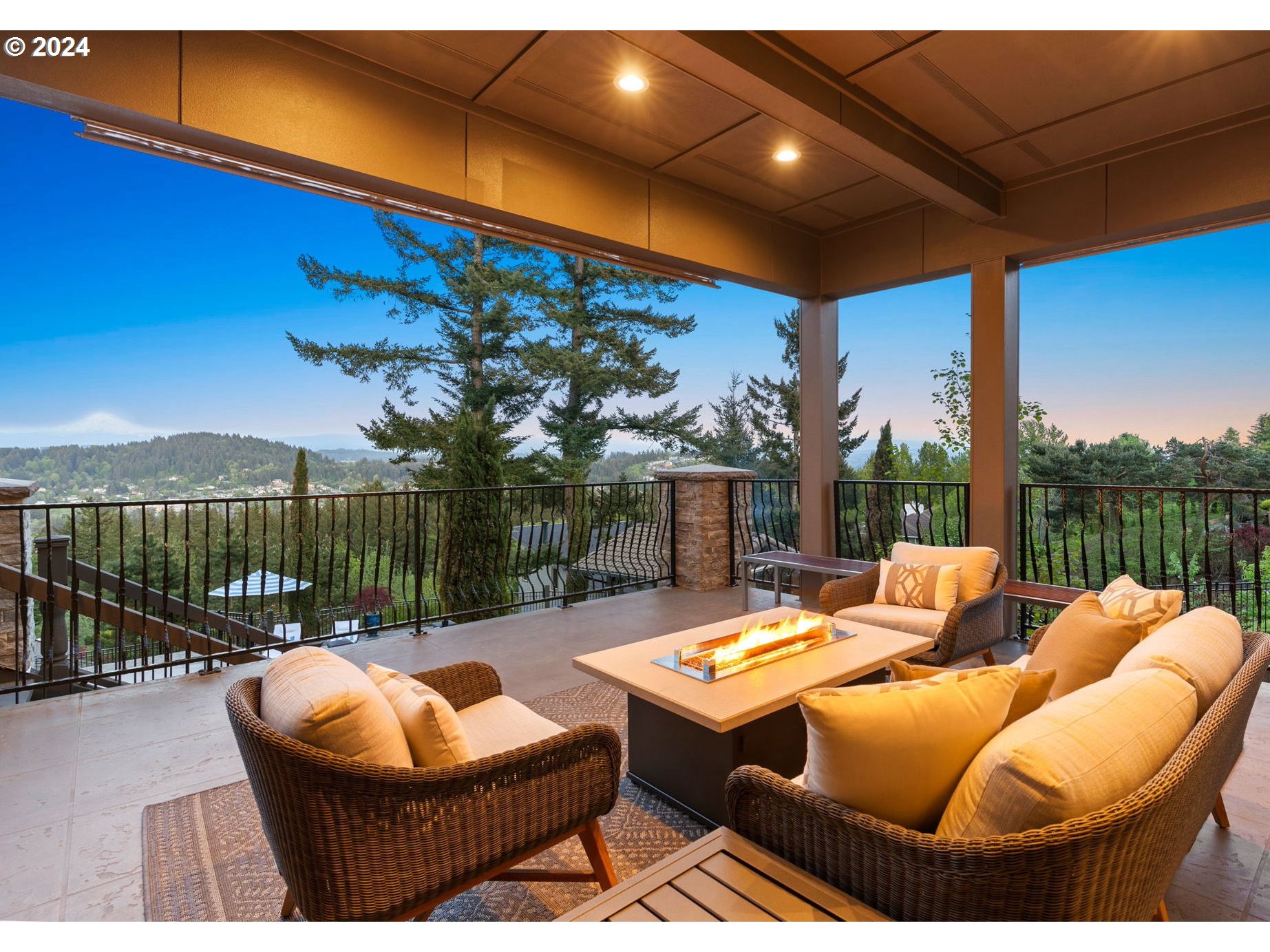 11800 Southeast Idleman Road Happy Valley, OR 97086 - Photo 4 of 46 a outdoor sitting area with furniture and garden view