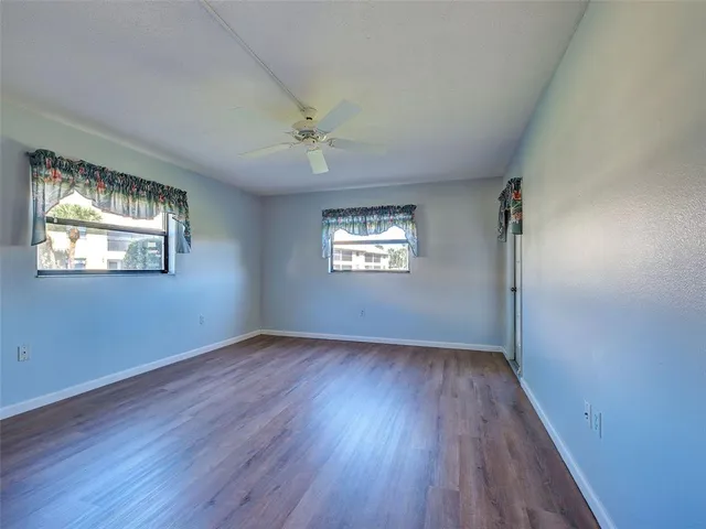a view of a garden from a window